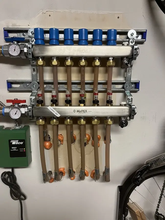 Plumber performing Leak Detection at a residential property in Granite City